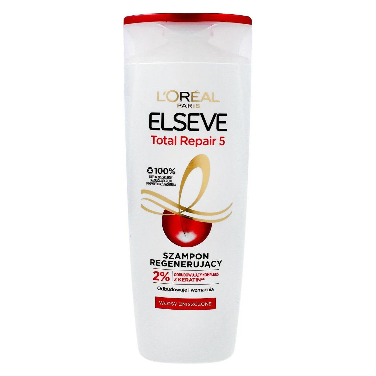 L'Oréal Paris L'Oreal Elseve Total Repair Filling Shampoo 400Ml (Flüssiges Shampoo, 400 ml) (3600521705773)