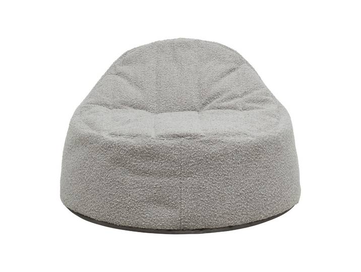 Sitzsack Schlammfarben, Taupe Textil