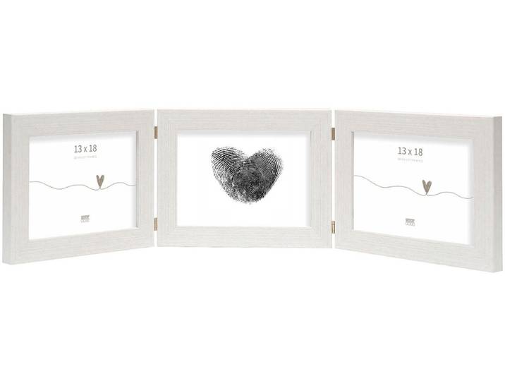 Deknudt Frames fotolijst S41VF1 H3H - wit - drieluik - 3x 13x18 cm