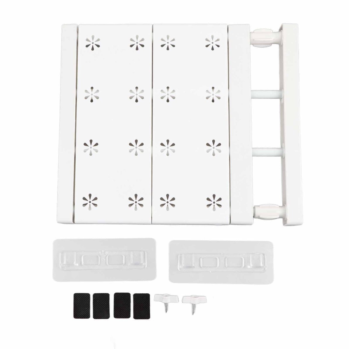 Dailygoods Verstelbare Kastverdeler - Uitbreidbaar Metalen Opbergrek - Ruimtebesparende Organizer voor Kledingkast of Schoenenrek
