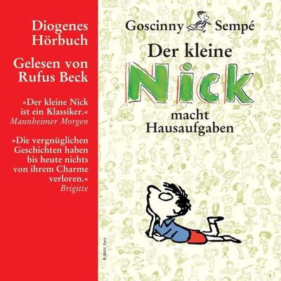 Der kleine Nick macht Hausaufgaben - René Goscinny,Jean-Jacques Sempé, Audio, 9783257691214