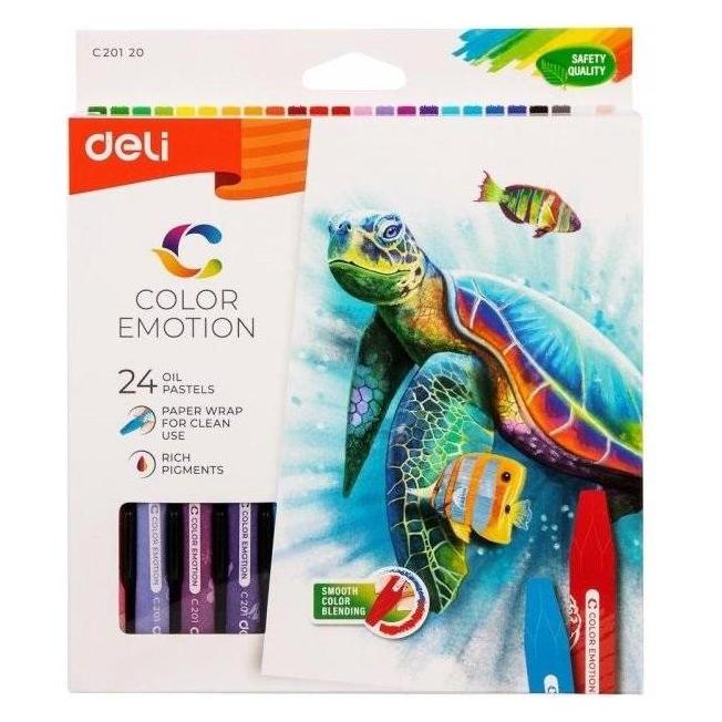 Deli Color Emotion Ölpastelle 24 DELI-Farben (24x) (47980267)