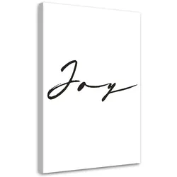 WANDBILD freude inschrift