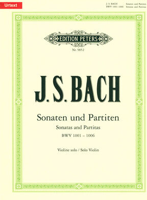 Edition Peters Bach Sonaten und Partiten