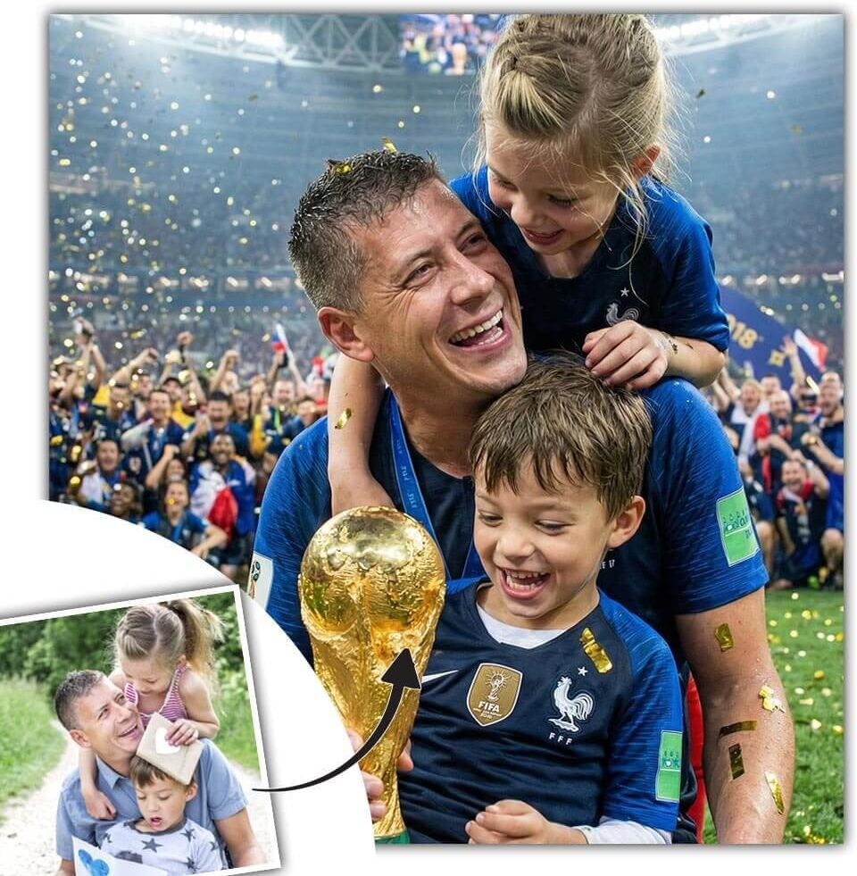 Ocadeau Tableau football célébration