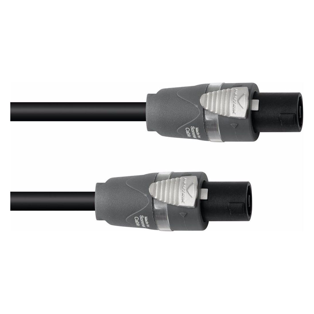 Sommer Cable Lautsprecherkabel Speakon 2x2,5 2,5m sw (2.50 m, 2.50 mm²) (30227612)