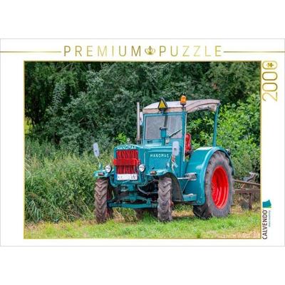 CALVENDO Puzzle Hanomag am Feldrand | 2000 Teile Lege-Größe 90 × 67 cm Foto-Puzzle für glückliche Stunden