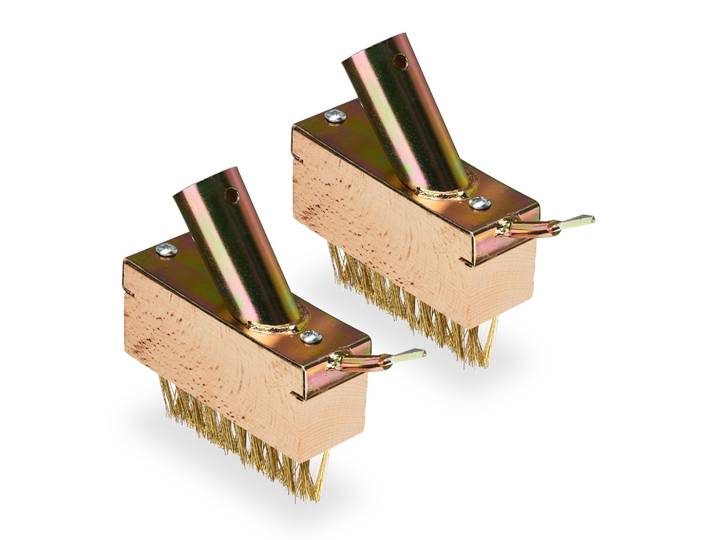 Fugenbürste Unkraut 2er-Set Gold-Hellbraun