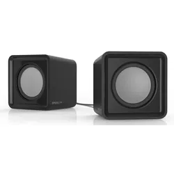 Speedlink TWOXO Stereo Lautsprecher, schwarz