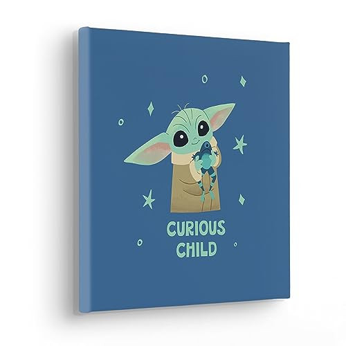 Komar Spieraam The Mandalorian Little Grogu Curious, Multicolour, 30 x 30 x 2 cm