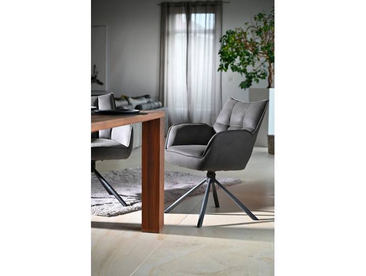 Yoli living GbR Esszimmerstuhl Drehstuhl mit Armlehne Siena