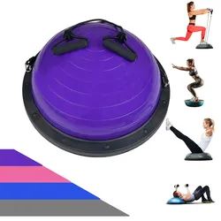 Yoga Gymnastik Balance Half Ball Trainingsball verschiedene Farben Blau