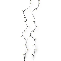 Kaemingk, LED Weihnachtsdeko, Lumineo LED Lichterkette Basic schwarz 13,5 Meter 180 Lichter - softgold