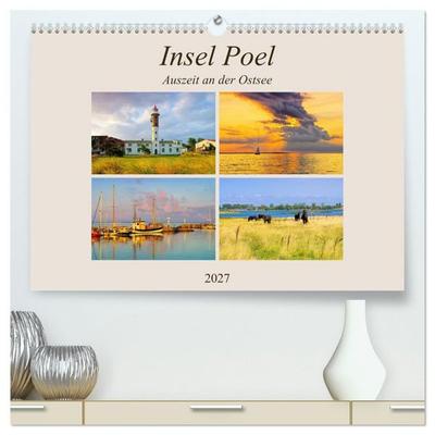 Insel Poel - Auszeit an der Ostsee (hochwertiger Premium Wandkalender 2027 DIN A2 quer), Kunstdruck in Hochglanz