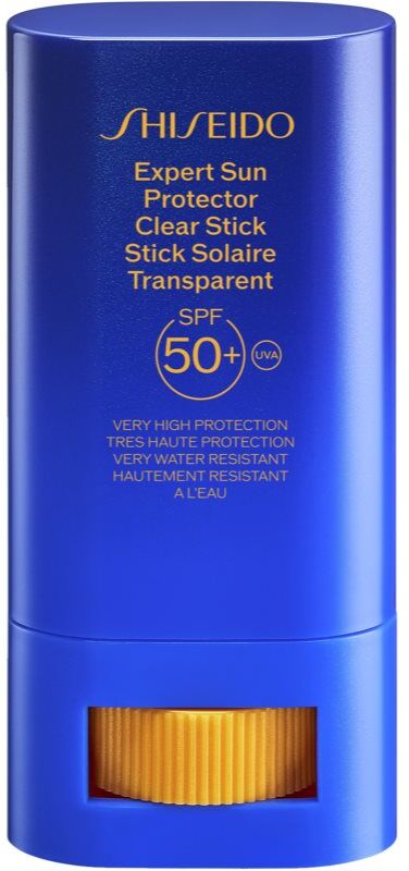 Shiseido Expert Sun Protector Clear Stick SPF 50+ gel protecteur en stick SPF 50 20 g
