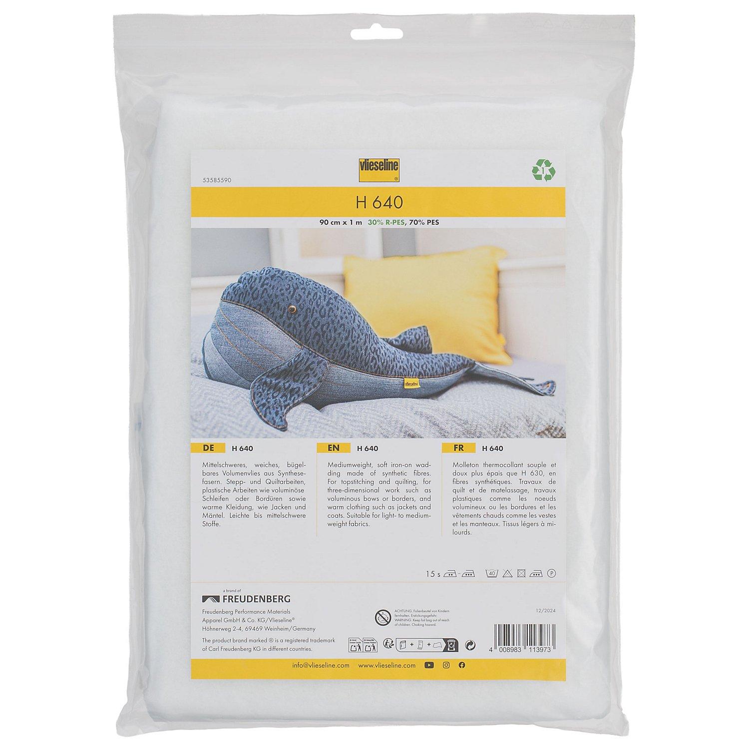 Vlieseline ® H 640 Volumenvlies SB-Zuschnitt, weiß, 100 x 90 cm