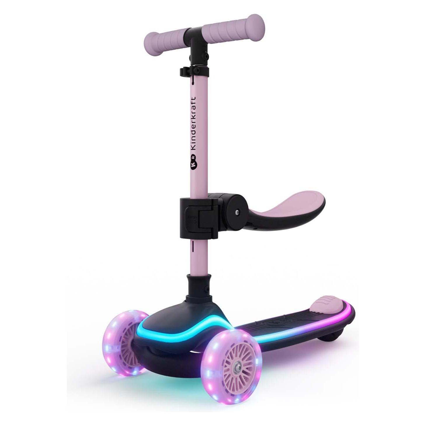 KinderKraft Three-wheeled LED scooter pink (69189768)