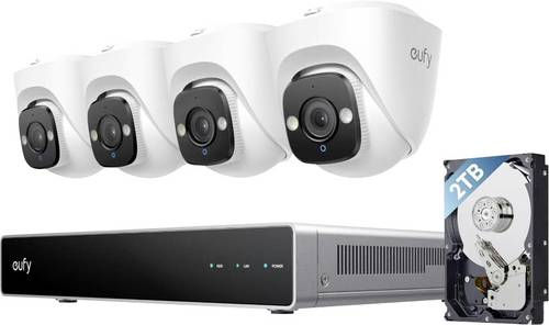 Eufy NVR Security System E41 E8P10321 Kabelgebunden, LAN IP-Netzwerk-Videorecorder-Set 3840 x 2160 Pixel