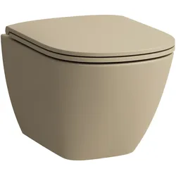 LAUFEN LUA Wand-WC Advanced compact, 490x360x345mm, H8200830180001, Farbe: Bahamabeige
