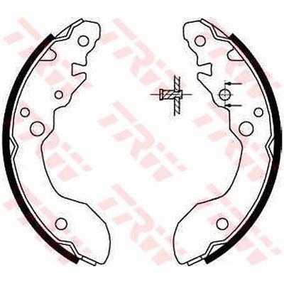 TRW Bremsbackensatz GS8671 für Suzuki