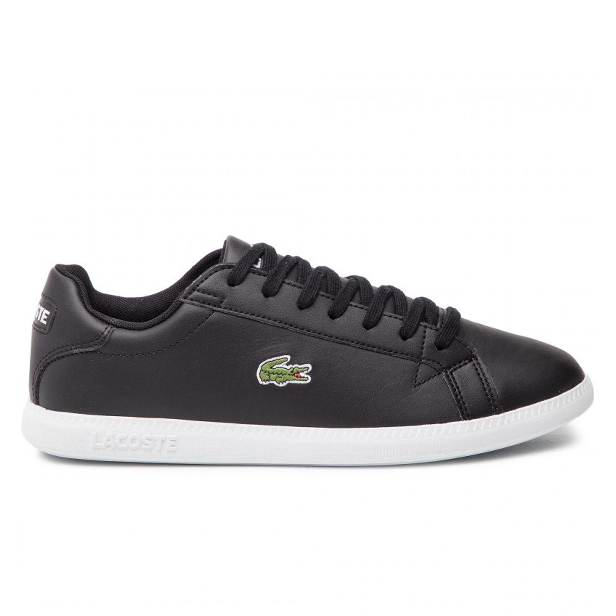 Lacoste Graduate BL 1 SMA Heren Zwart/Wit Sportschoenen