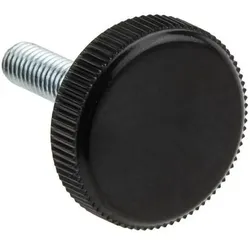 RS PRO, Möbelausstattung, Drehknopf gerändelt M6 x 20,26mm (10 Stk.)