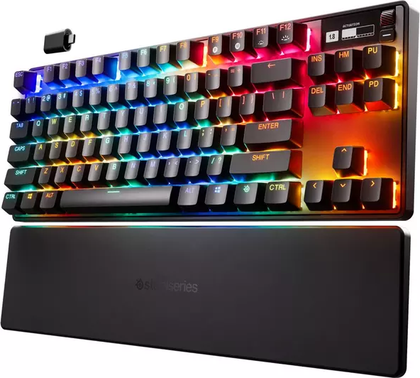 SteelSeries Apex Pro TKL 2023 Wireless Mechanical Gaming Keyboard - Black, New