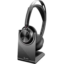 POLY Voyager Focus 2 Stereo Headset, On-ear Kopfhörer Bluetooth Schwarz
