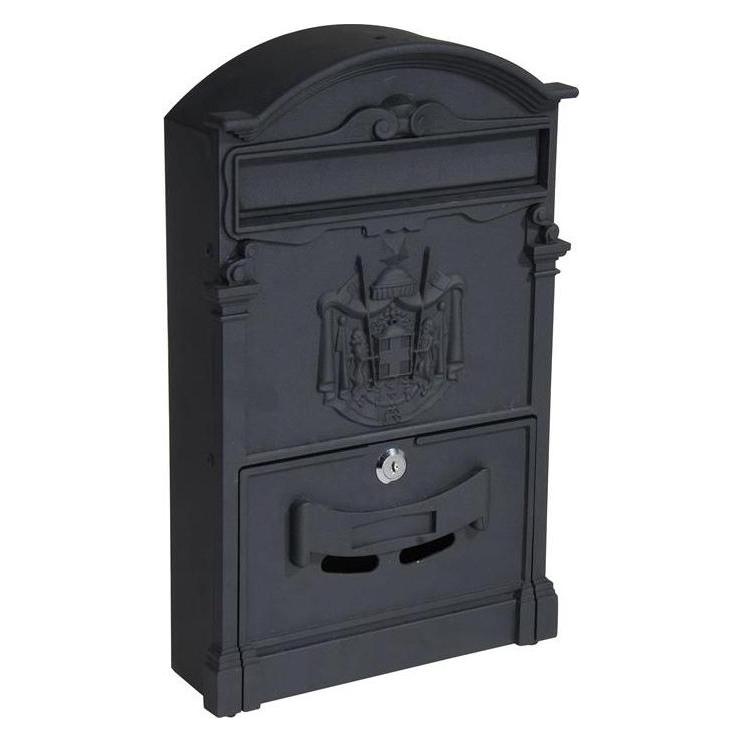 No Name MAILBOX PW-550AL 256X87X410 BLACK (41 x 25.60 x 8.70 cm) (33045361)