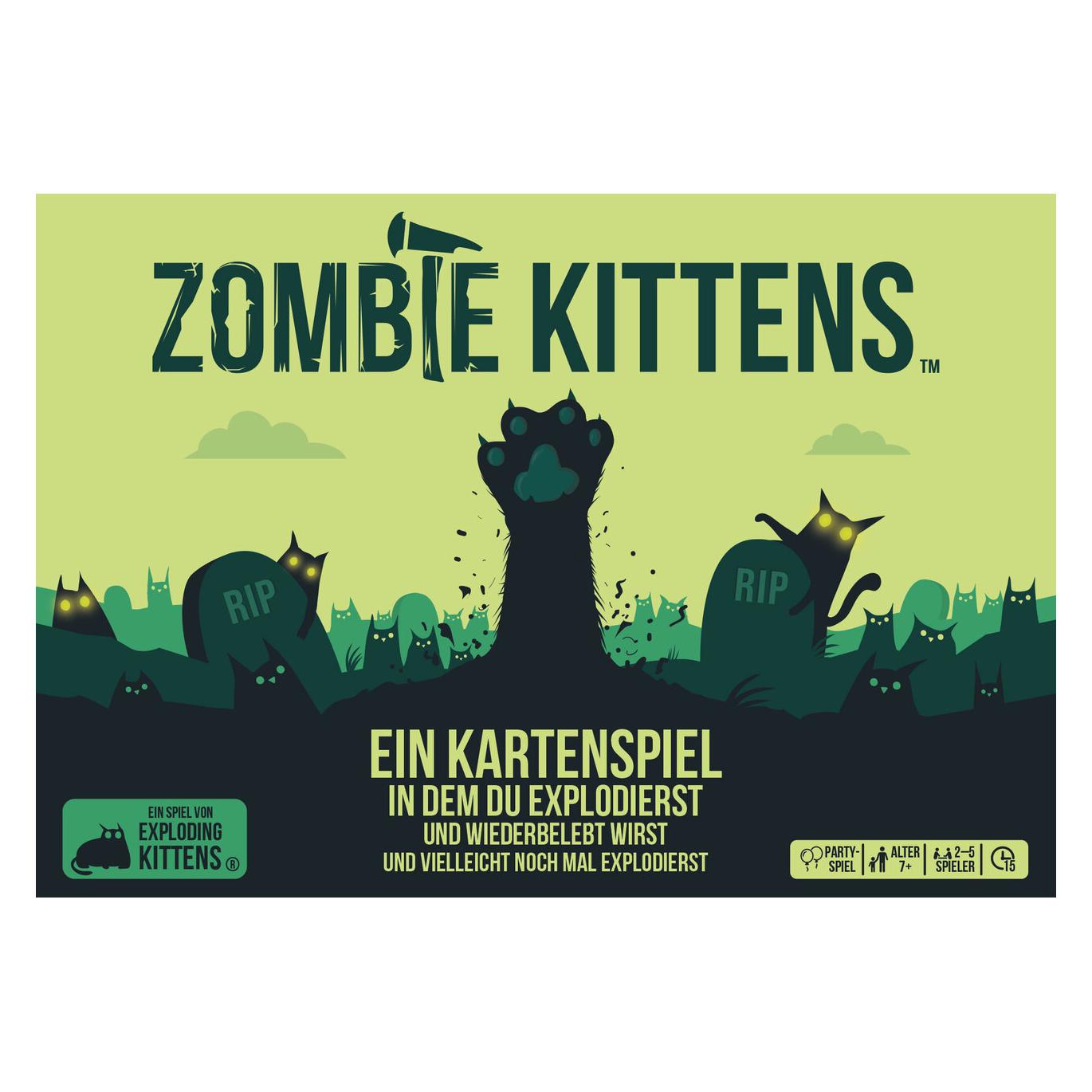Asmodée Zombie Kittens (Deutsch, 2 - 5 Spieler) (EXKD0024)