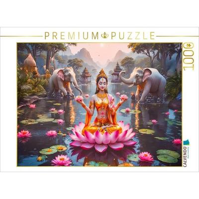 CALVENDO Puzzle Lakshmi, Göttin des Reichtums | 1000 Teile Lege-Größe 64x48cm Foto-Puzzle für glückliche Stunden, Sonstige von , Calvendo Puzzle
