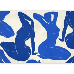 Artgeist, Tapete, Fototapete - Cobalt Softness (400 x 280 cm)