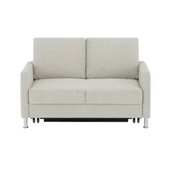 Schlafsofa platzsparend Fürth , beige , Maße (cm): B: 140 H: 90 T: 95.0