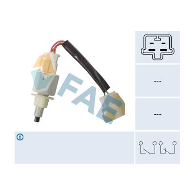 FAE Bremslichtschalter 24604 für Opel GM Suzuki STANDARD AUTOMOBILE