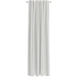 Fertiggardine Alassio 144 x 245 cm Polyester Weiß