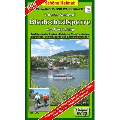 Radwander- und Wanderkarte Oberes Saaletal, Bleilochtalsperre und Umgebung, Sonstige von Verlag Barthel, Barthel, A, 978-3-89591-126-2