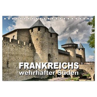Frankreichs wehrhafter Süden - Festungen und Wehranlagen im Languedoc-Roussillon (Tischkalender 2026 DIN A5 quer), CALVENDO Monatskalender