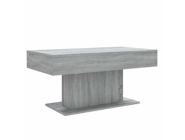 Favemtsl Couchtisch Grau Sonoma 96x50x45 cm Holzwerkstoff Modern Stilvoller Beistelltisch in Grau Sonoma für Wohnzimmer und Büro, mit stabiler Ablagefläche für Snacks und Deko.