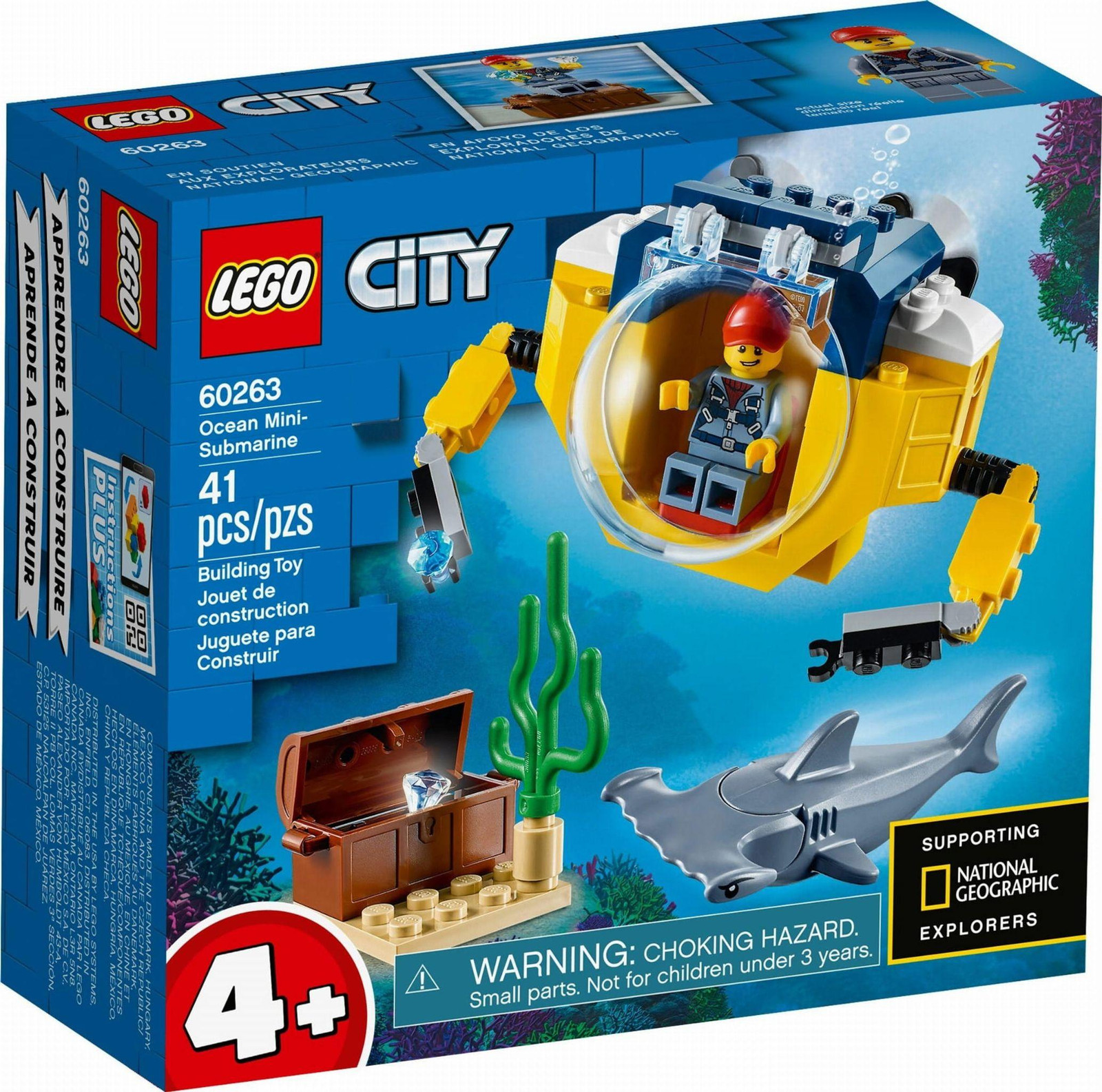 LEGO City 60263 Mini-onderzeeër voor oceanografen constructiespeelgoed