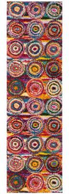 SAFAVIEH Fiesta Shag Rolanda Abstract Rug