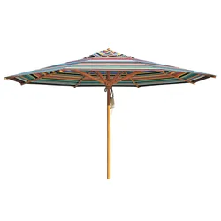 Schirm Klassiker Ø 300 cm Acryltuch Multicolor mit Flaschenzug