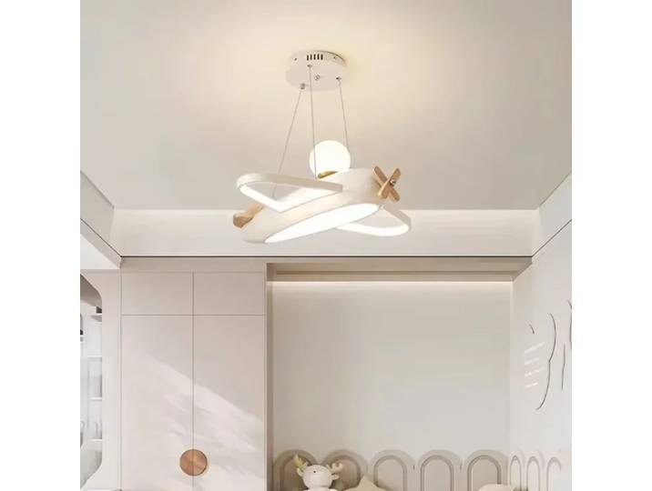 2025 dessin animé avion plafonnier Design créatif Led blanc lampe salon salle à manger étude chambre d'enfants garçon bébé pépinière chambre décor
