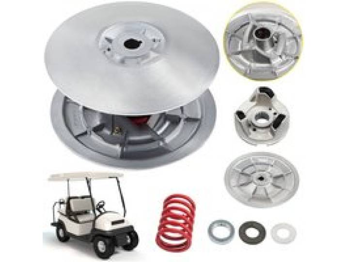 VEVOR Golf Cart Sekundär Angetriebene Power-Kupplungs-Set, Metalloberflächen-Antriebskupplung, 1985–2007 angetriebenes Kupplungs-Set, kompatibel mit Yamaha Low End G2-G28 Golf Cart (mit Feder)