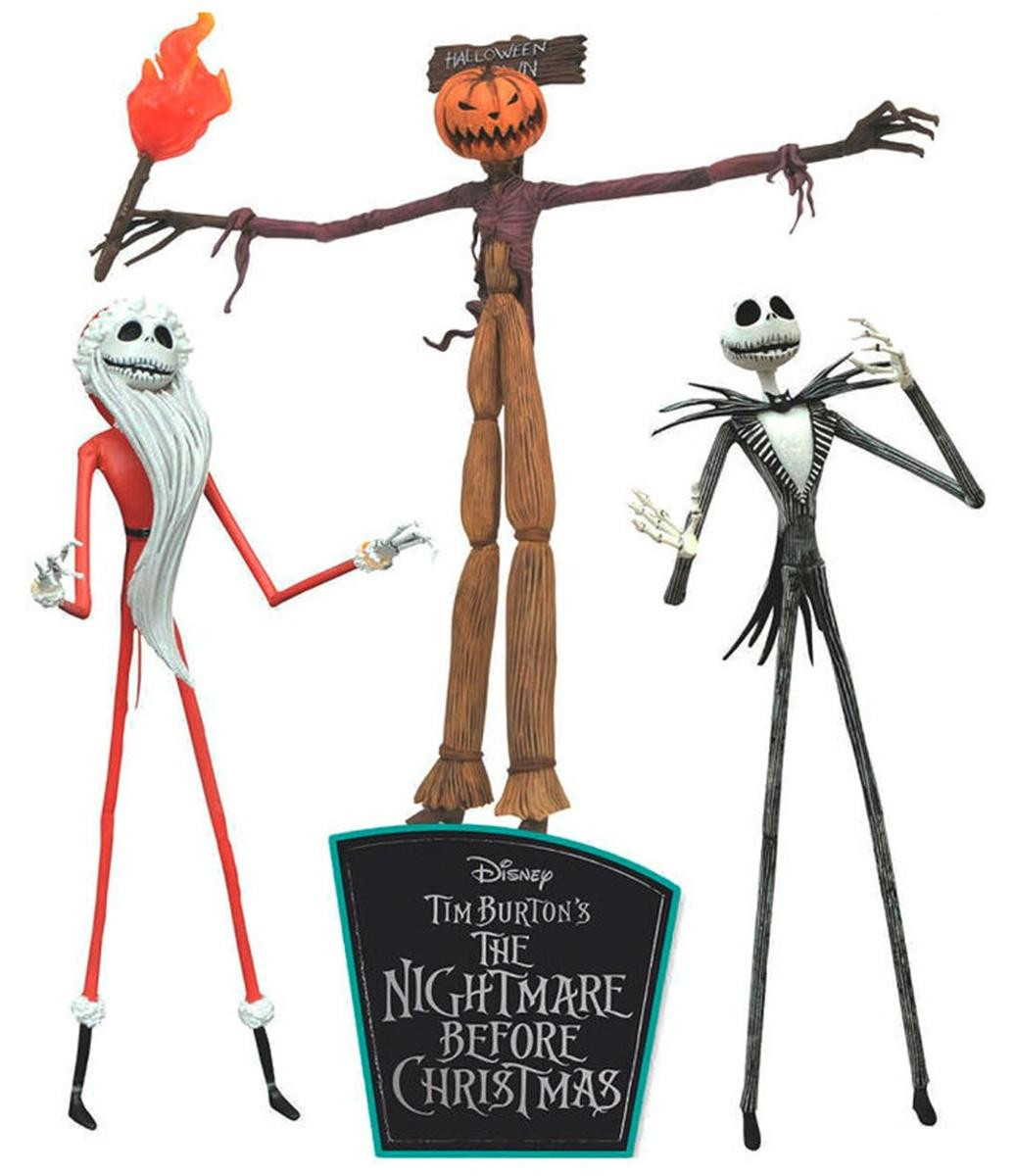 Diamond Select Nightmare Before Christmas Actiefiguren, 3-delige set: The Jobs of Jack Skellington, 18 cm
