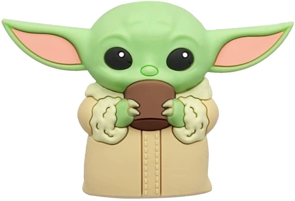 Monogram Star Wars The Mandalorian magneet Het kind met de beker groen