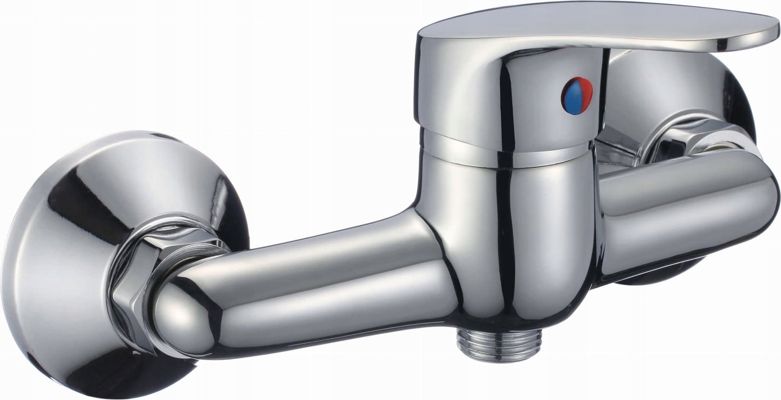 Kuchinox Daisy chromen douchekop met mengkraan en thermostaat en sprayfunctie