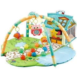 Moni, Krabbeldecke + Spielbogen, Happy Farm