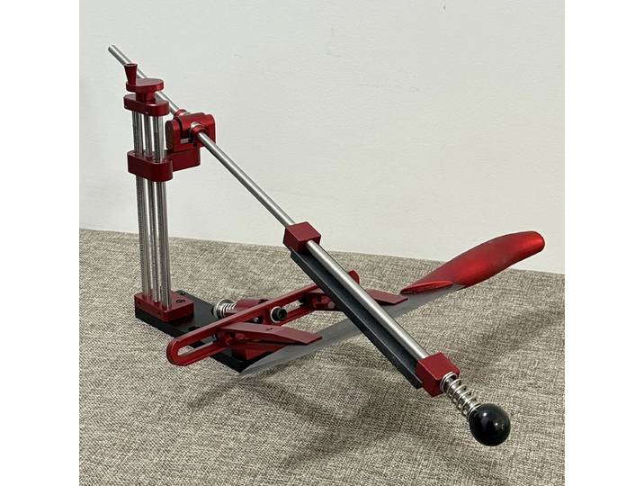 2025 Alliage d'aluminium Maison Cuisine Diamant Rouge Angle Fixé Aiguiseur de Couteau Réversible Réglable Professionnel Aiguiseur de Couteau 360 °