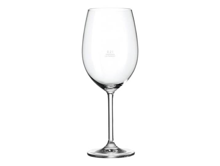 LEONARDO HOME Rotweingläser Daily Gastro-Edition, Geeichte Weingläser mit 0,2 l - Eichung, Randvollfüllung 460 ml, Genormte Gläser für Hotel & Gastronomie, 6er Set