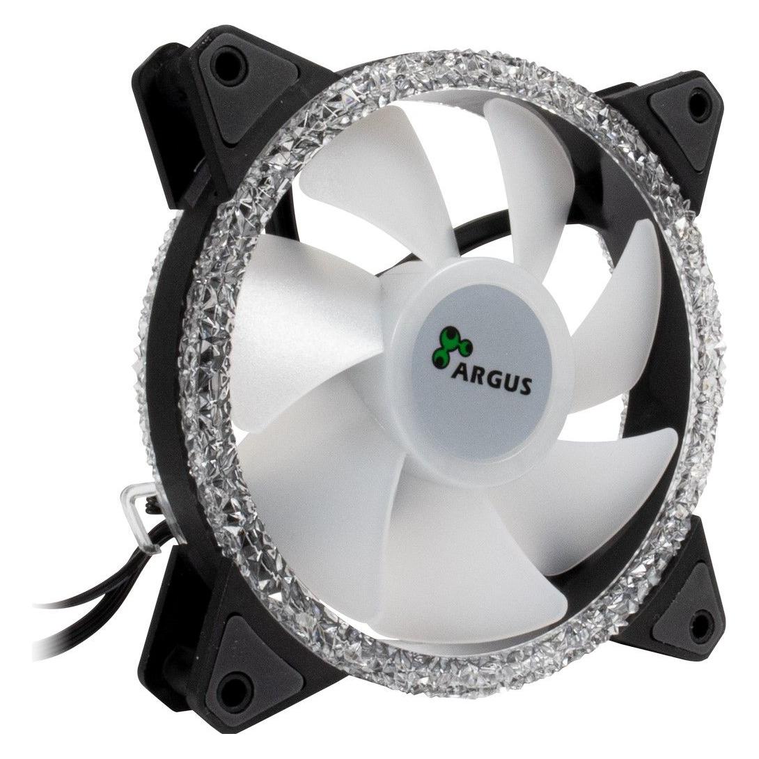 Intertech Inter-Tech Argus RS-07 Computergehäuse Ventilator 12 cm Schwarz (120 mm, 3x) (88885537)
